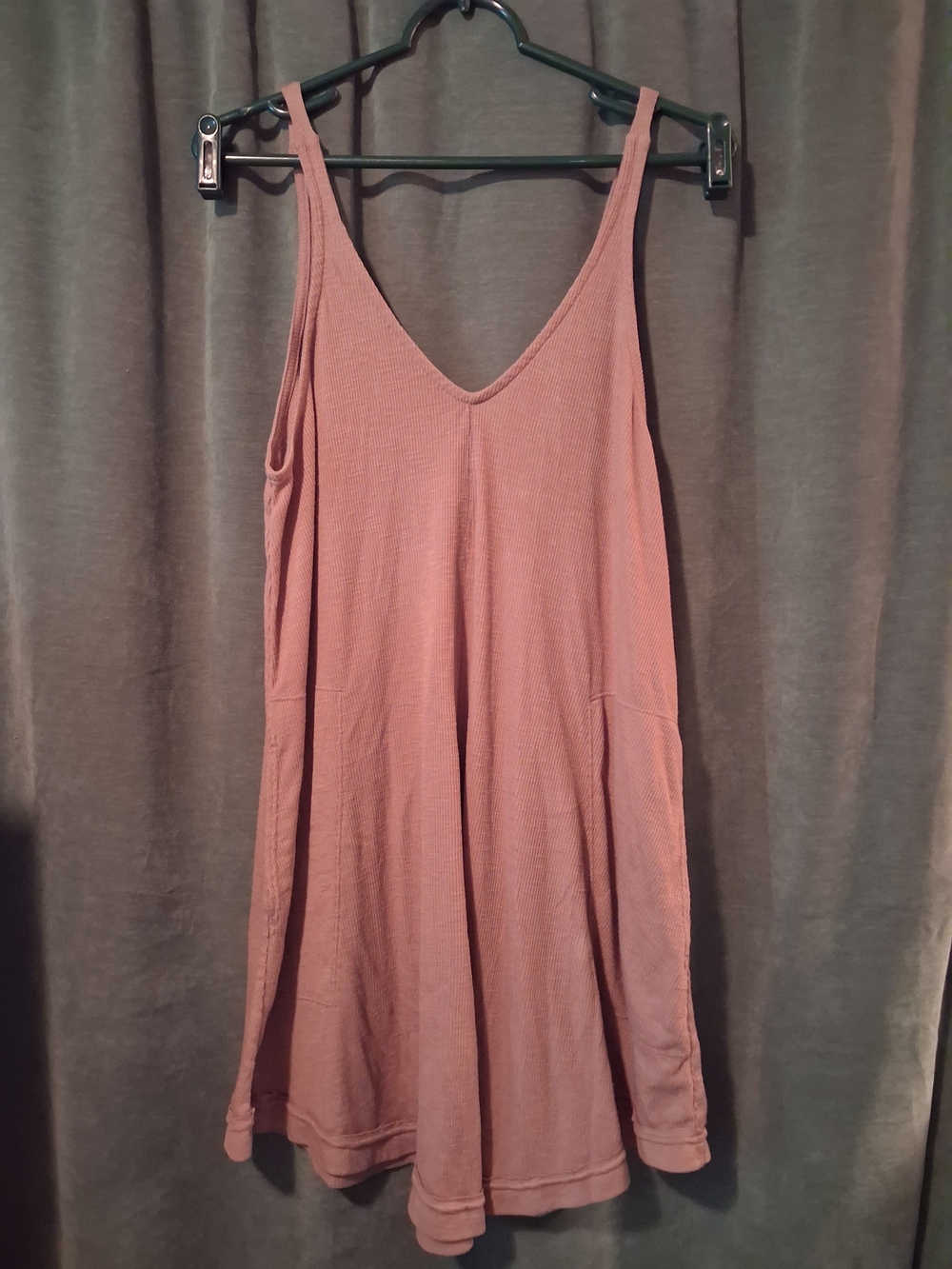 Free People Beach Ribbed V-Neck Tank Dress
